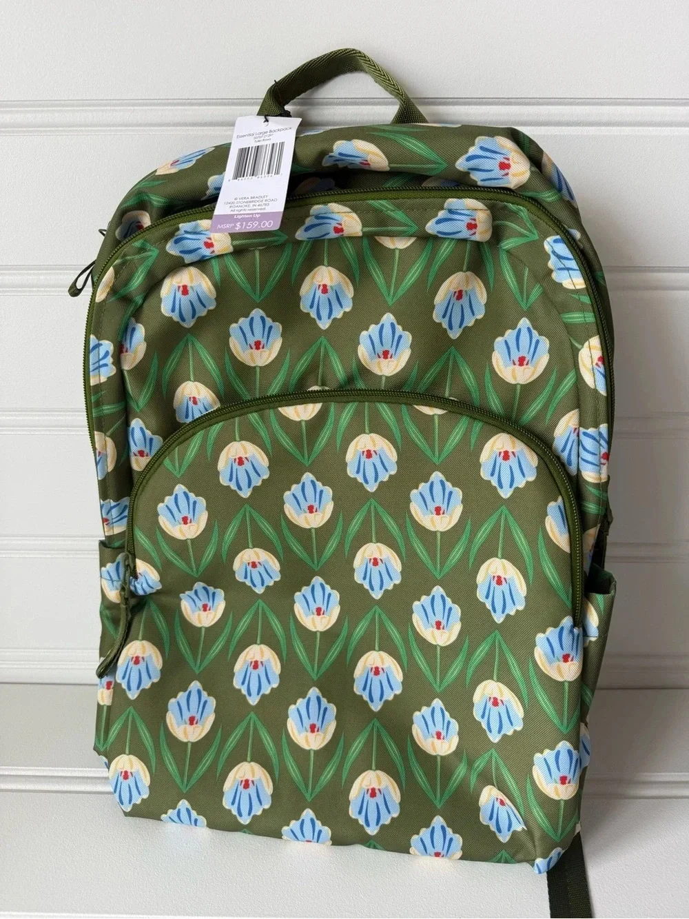 Vera Bradley Essential Backpack (Tulip Rows)